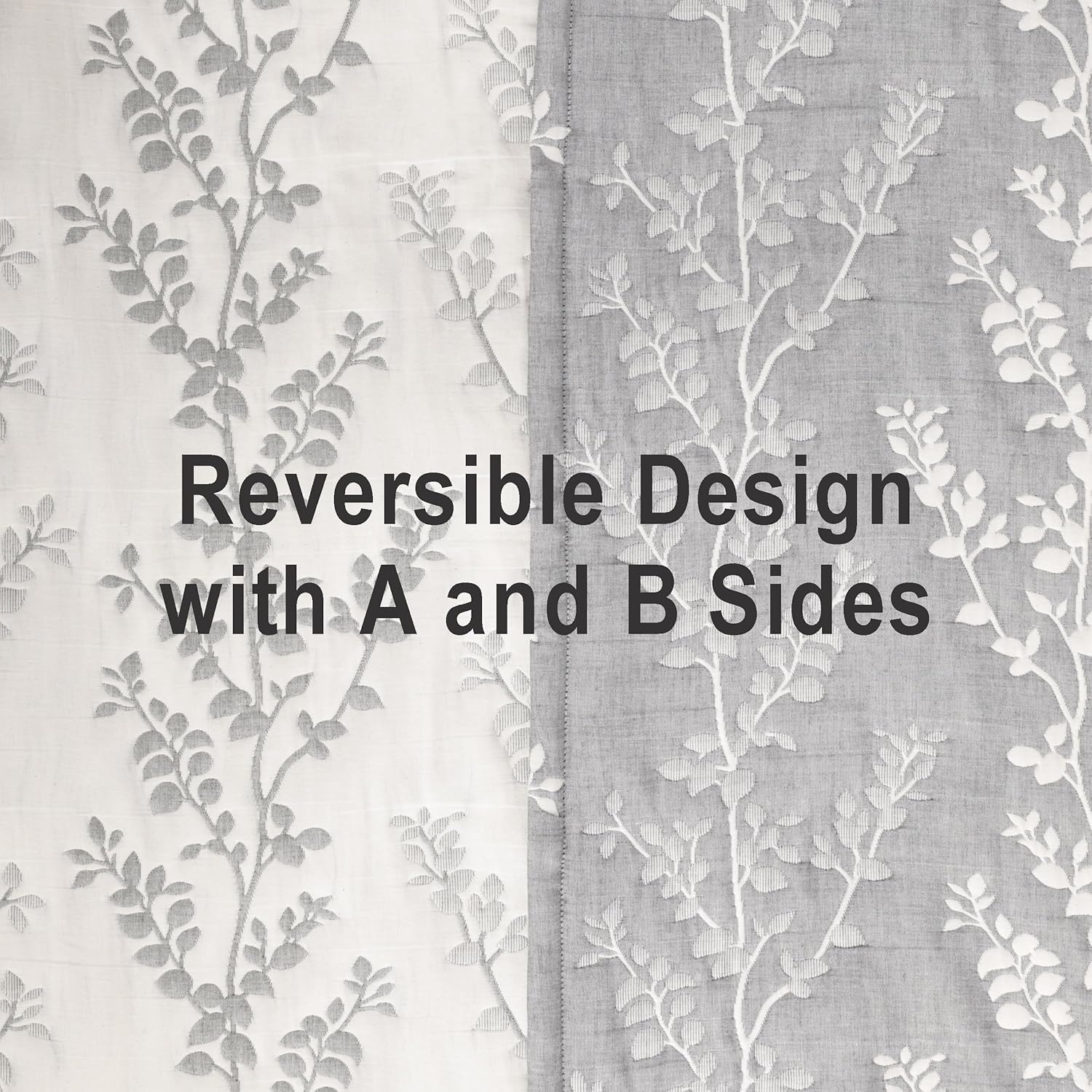 NTBAY 3 Layers Cotton Muslin 106x92 King Bed Blanket, Super Soft Breathable Thermal Yarn Dyed Quilt for Adults, Perfect Lightweight Blanket for Couch Sofa Bed All Seasons, Grey Tree - Image 9