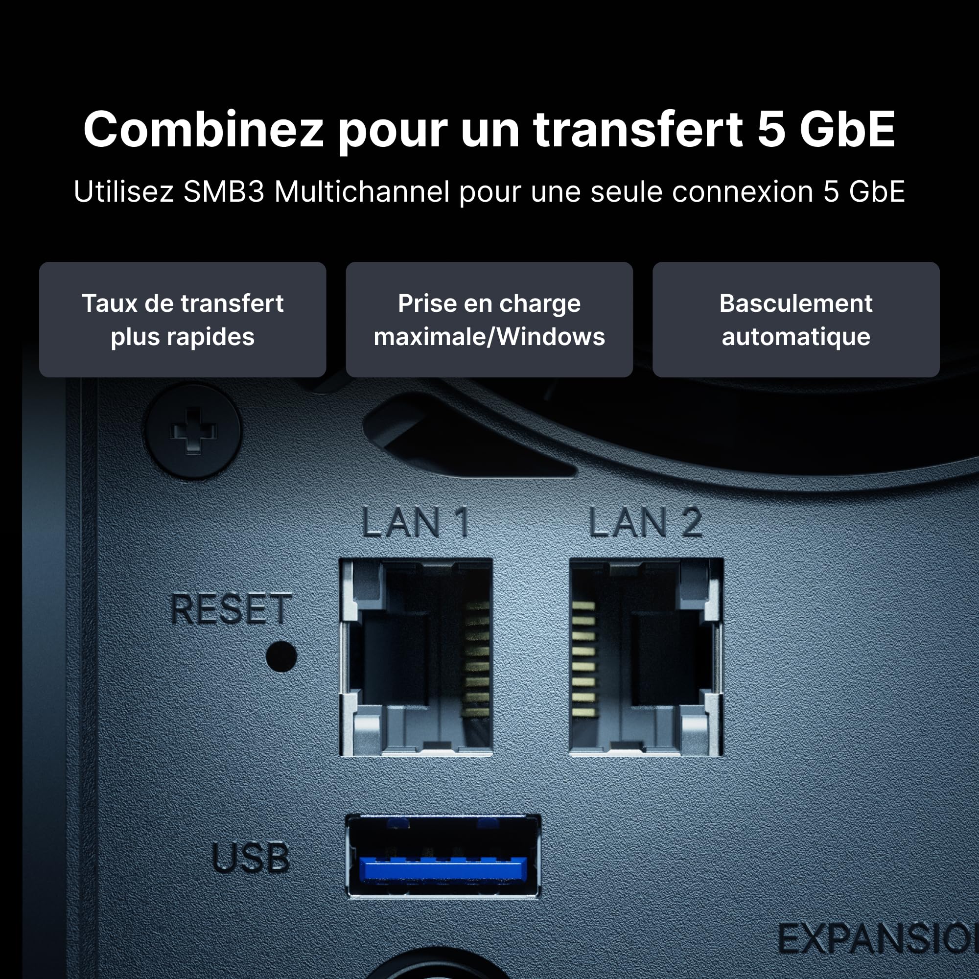 SYNOLOGY NAS DS925+ 4 Baies avec capacité Extensible (sans Disque)