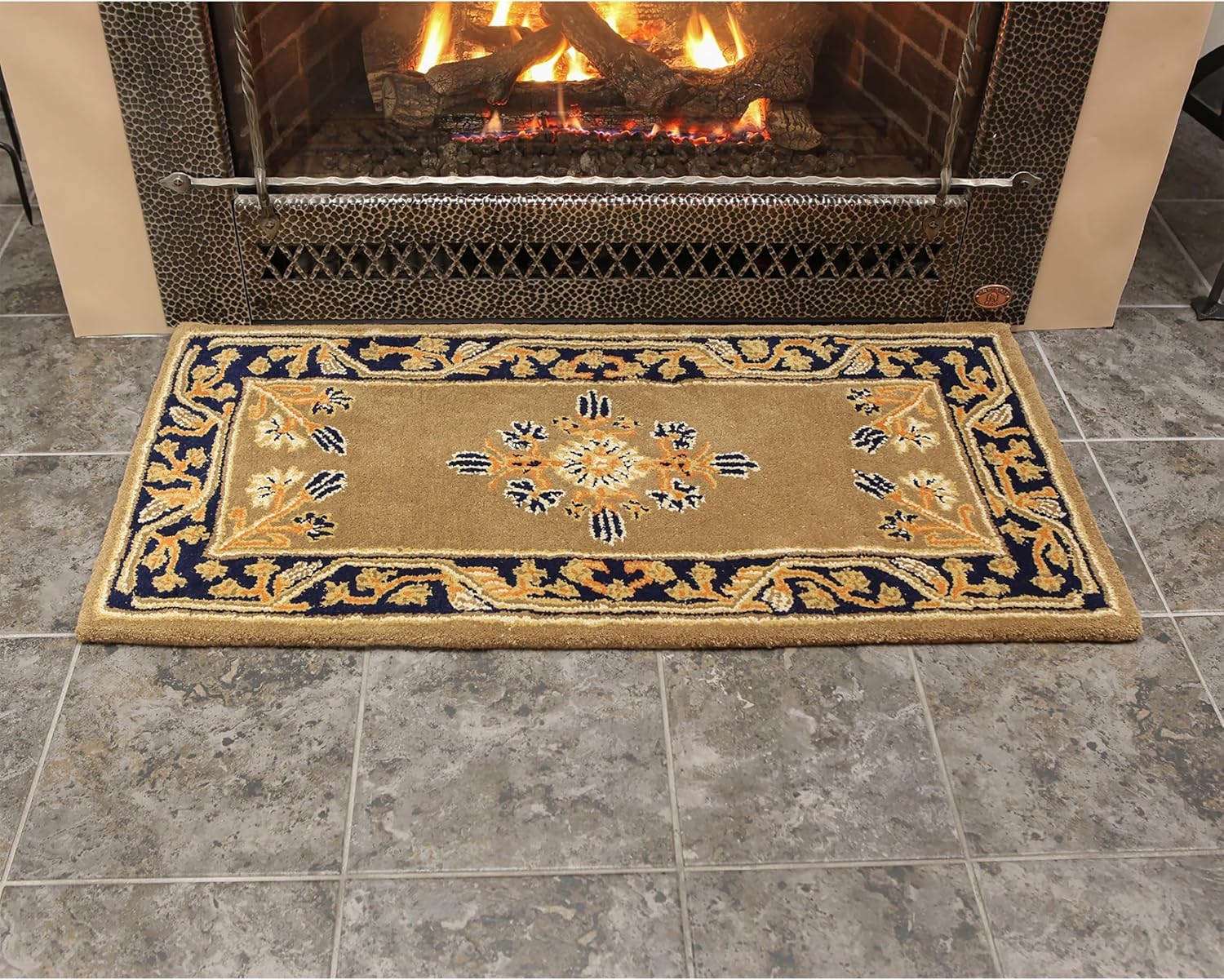 Minuteman International Cocoa, Jardin Rectangular Rug
