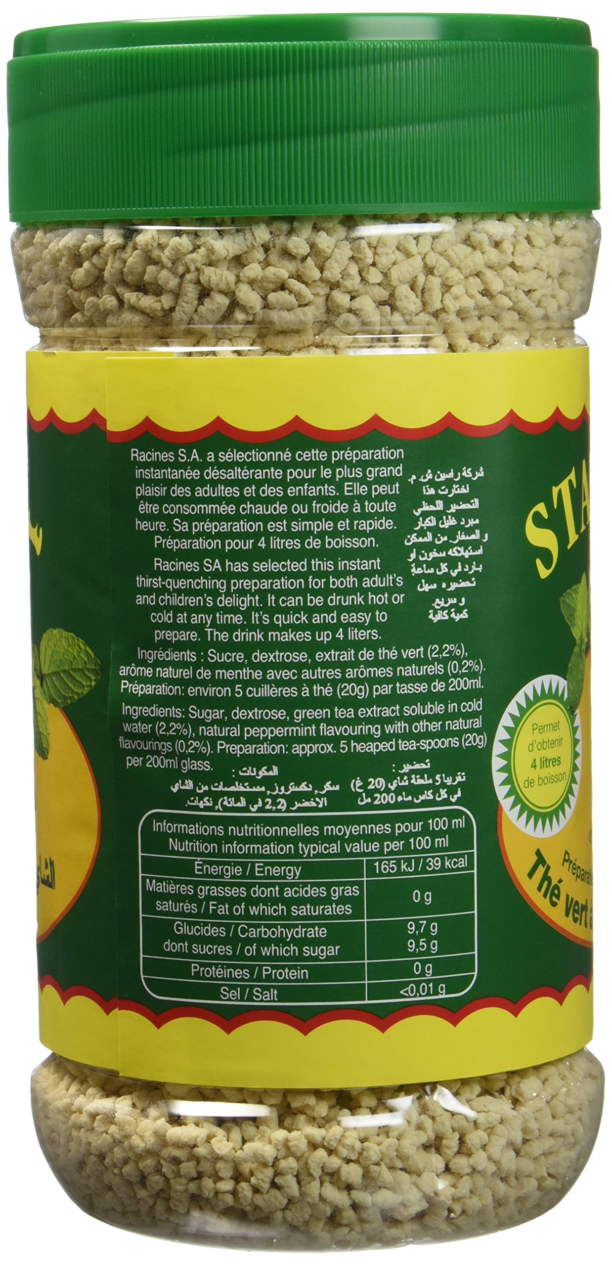 STARLING Boisson Instantané Menthe Nanah 400 g - Lot de 4