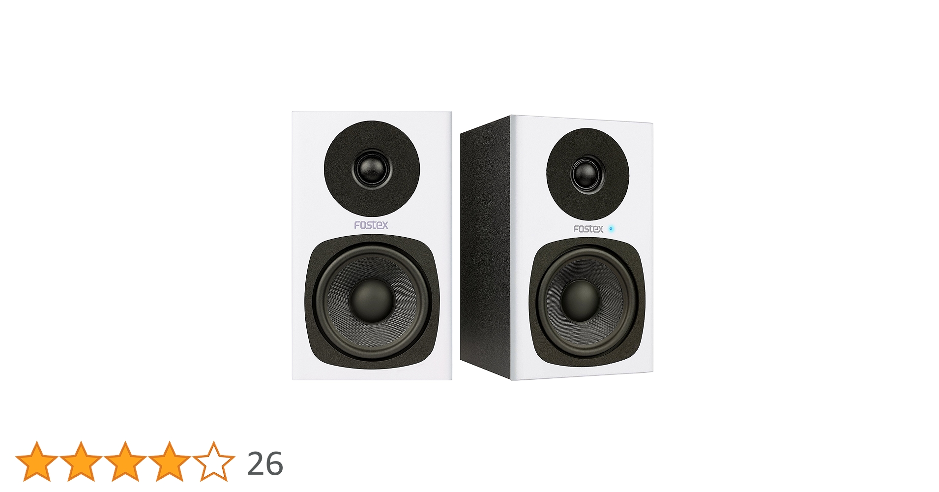 Fostex PM0.4cスタジオモニタースピーカー ブラック ペア FOSTEX PM0