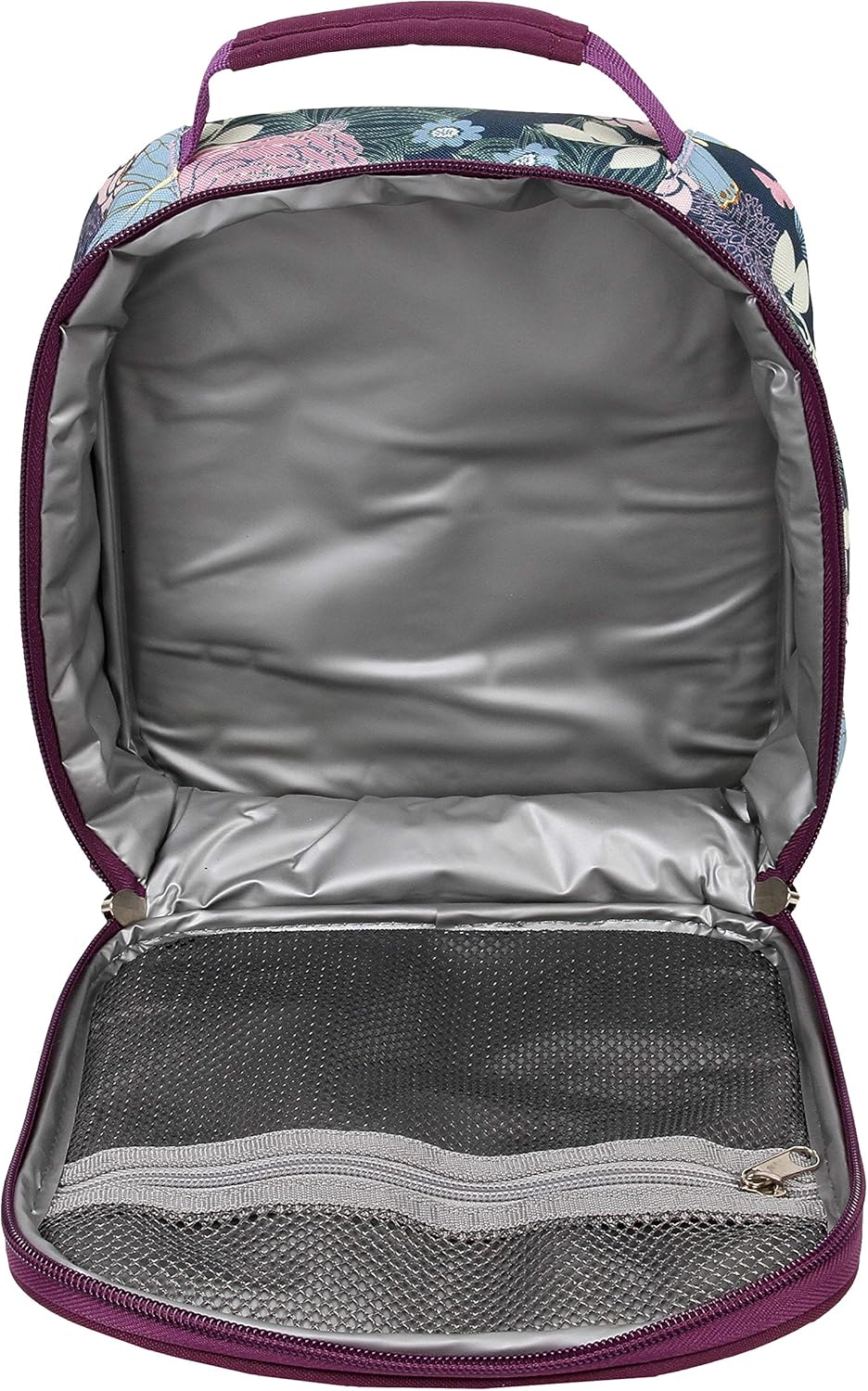 J World Duo Kids Rolling Backpack With Lunch Box Set. School Bookbag on Wheels, Secret Garden - Image 7