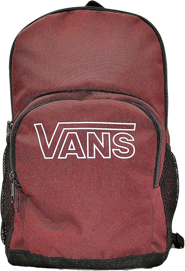 burgundy vans backpack