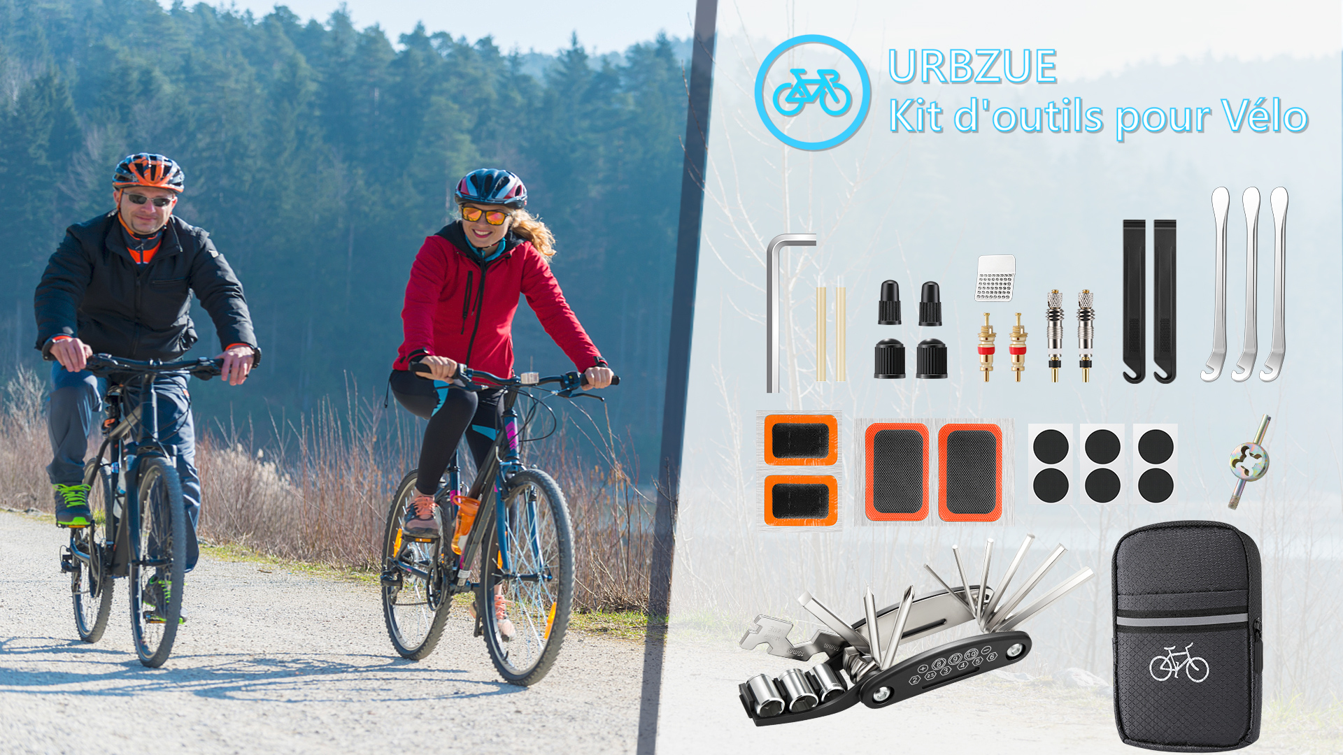 Réparation Vélo Urgente Kit Réparation Vélo 16 En Tournevis