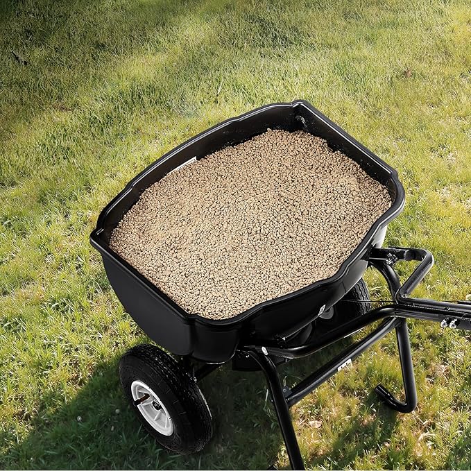 VEVOR Esparcidor de Empuje 60LBS, Neumáticos 8in, para Semillas y Fertilizante miniatura 2