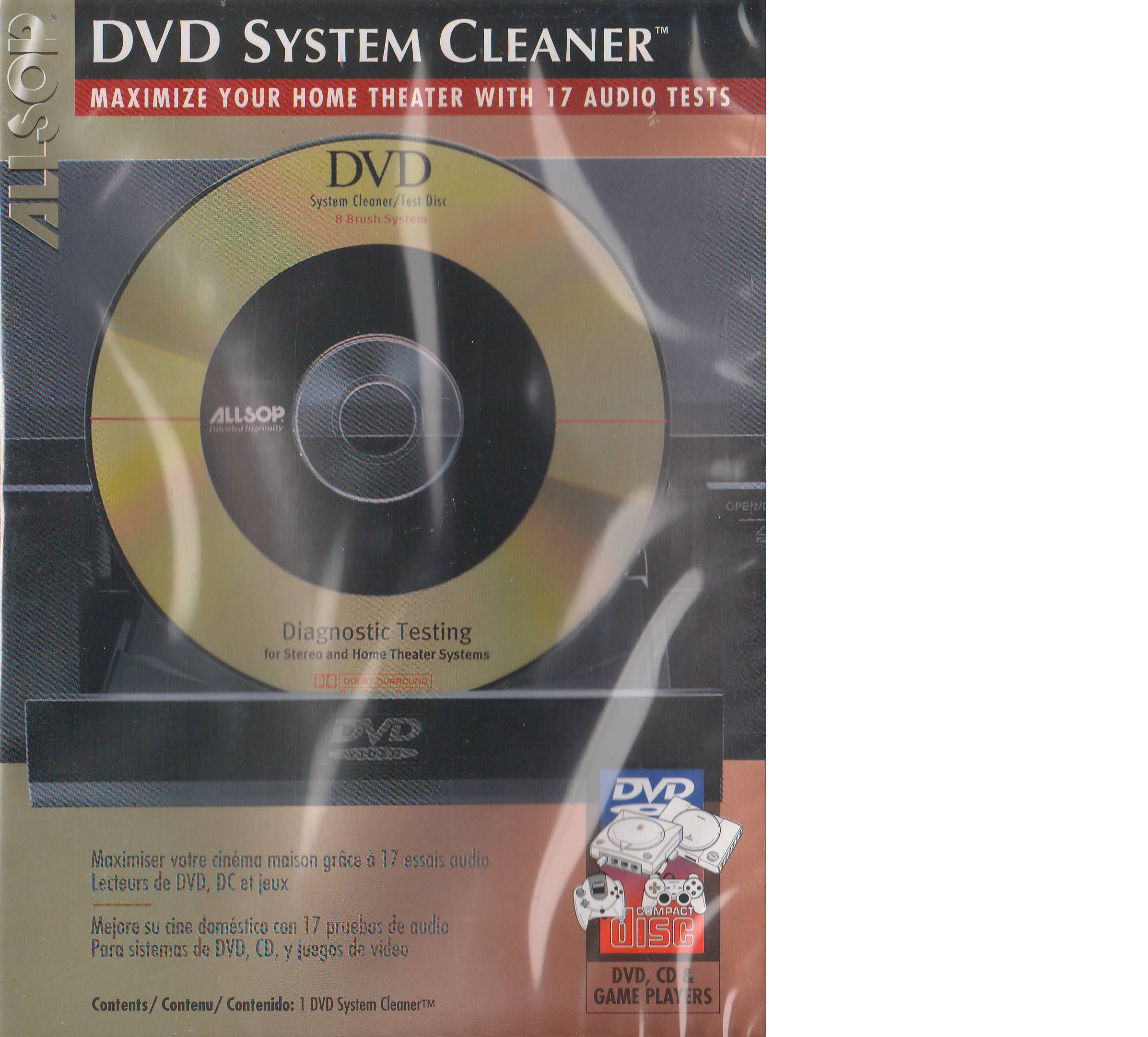 ALLSOP 25257 DVD System Cleaner