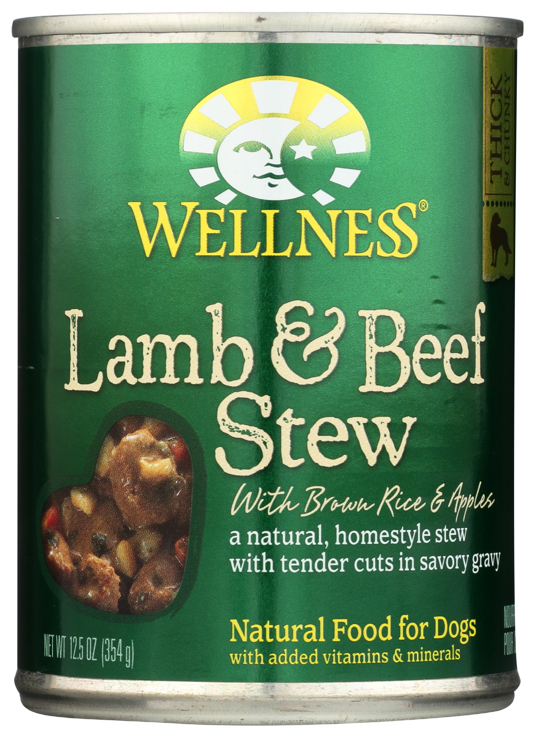WELLNESS Lamb, Beef & Brown Rice Dog Food, 12.5 OZ