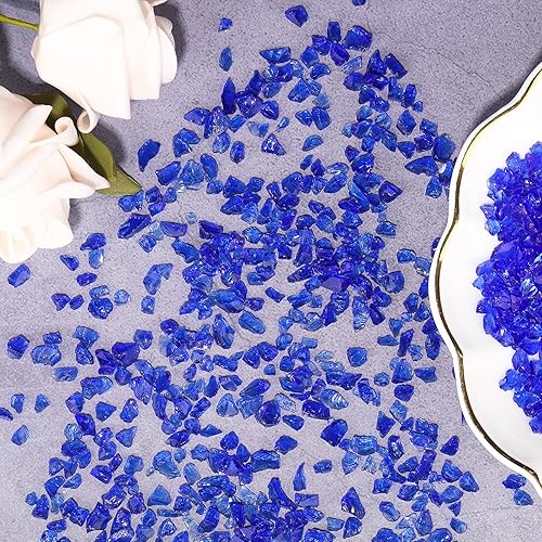 Miniatura 6 de Vidrio triturado para manualidades, piezas de vidrio roto decorativas reflectantes templadas trituradas para jarrón, piscina, bar, pecera,