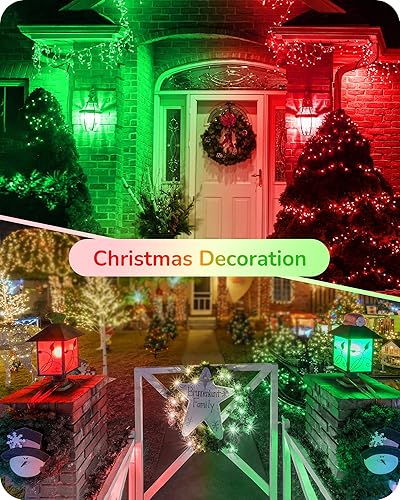 Miniatura 4 de EDISHINE Bombillas A19 de Halloween rojas y verdes, bombillas LED rojas de 14 W equivalentes a 100 W, bombillas de color verde, base E26 para