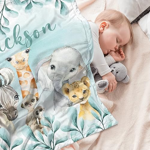 Miniatura 5 de UJDUYSD Manta de Bebé Personalizada para Niños, Manta de Bebé Personalizada con Nombre Súper Suave Mantas Personalizadas con Nombre para Niños,
