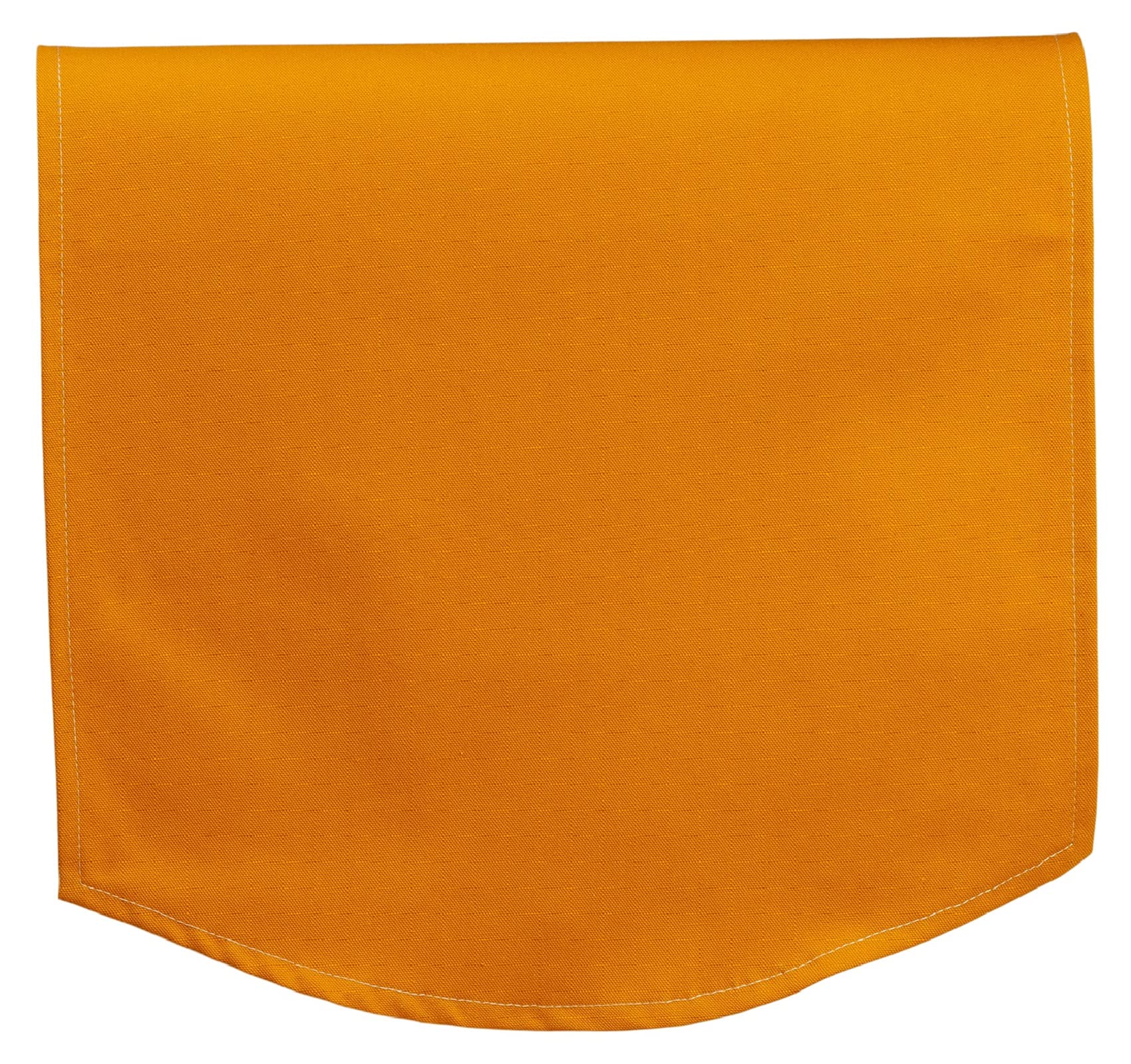 Classic Home Store Half Panama Cotton Standard Chair Back Antimacassar Sofa Furniture Cover (Mustard)
