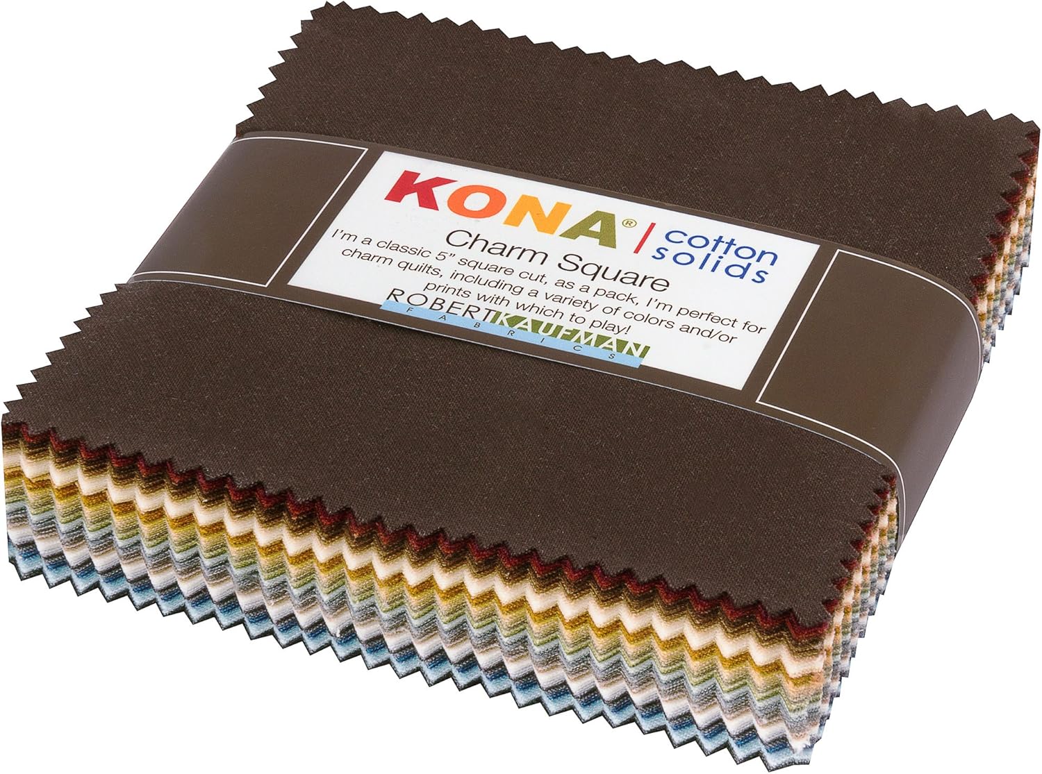 Kona Cotton Solids Neutral Charm Square 85 5inch Squares Charm Pack