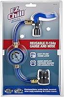 Vista 1 de A/C Pro EZ Chill - Medidor de refrigerante y manguera de aire acondicionado para automóvil, kit de recarga de CA reutilizable para automóviles