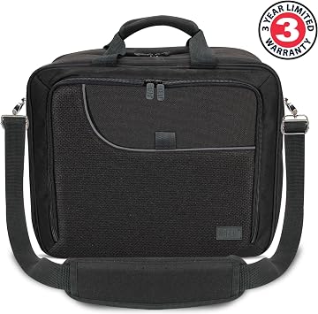 USA Gear Travel Case Compatible with HTC Vive and Tracker, Controller & More VR Headset Accessories - HTC Vive Carrying Case with Customizable Interior, Shoulder Strap, Protective Exterior