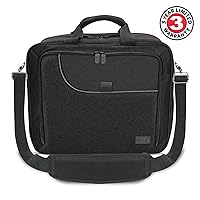 Vista 4 de USA GEAR Console Carrying Case - Xbox Travel Bag Compatible with Xbox One and Xbox 360 with Water Resistant Exterior and Accessory Storage for Xbox