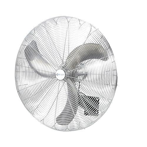 Miniatura 2 de Airmaster 37145Heavy-Duty circulador de aire Wall Mount 30 Prop de diámetro 115V 13HP del motor