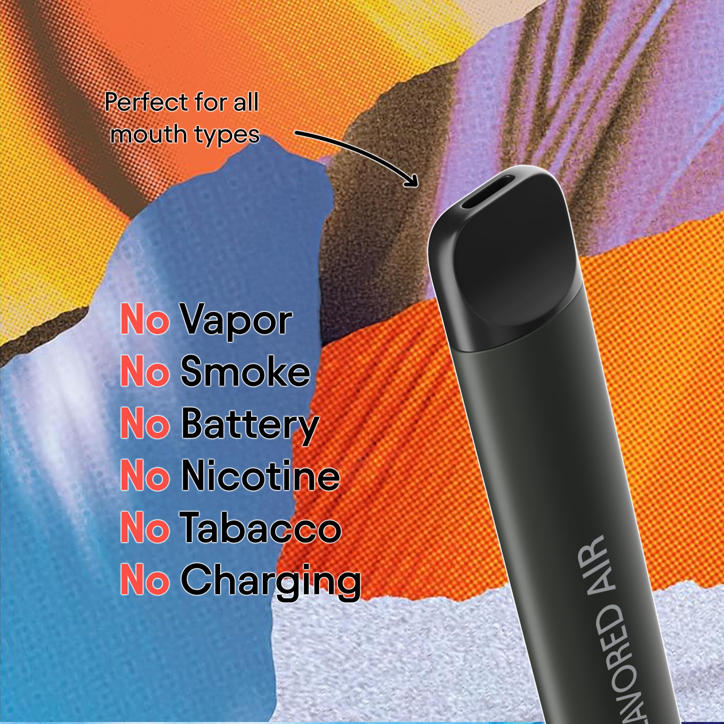 no battery vape Quitz Natural Flavored Air Inhaler | Replace Bad Liberia