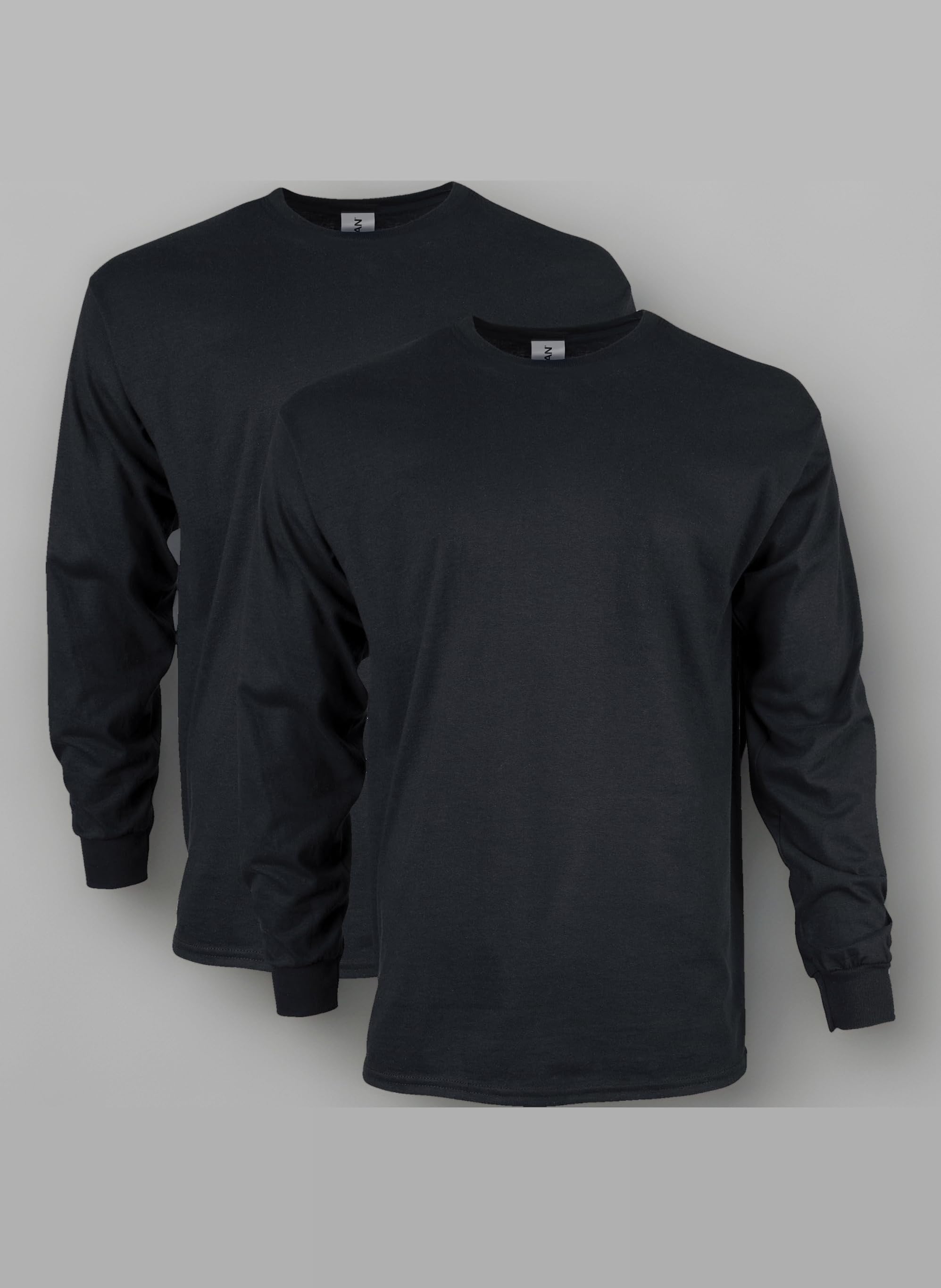 Gildan Men's Ultra Cotton Long Sleeve T-Shirt (Pack of 2)