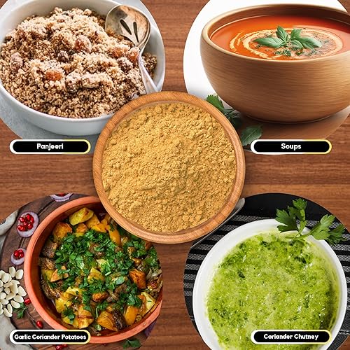 Miniatura 4 de Organic Zing Polvo de semillas de cilantro orgánico (Coriandrum sativum) para curry, encurtidos  100% crudo  Certificado USDA  Vegano  Sin