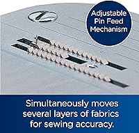 Vista 13 de Brother PQ1600S - Máquina de coser y acolchar de alta velocidad, color blanco