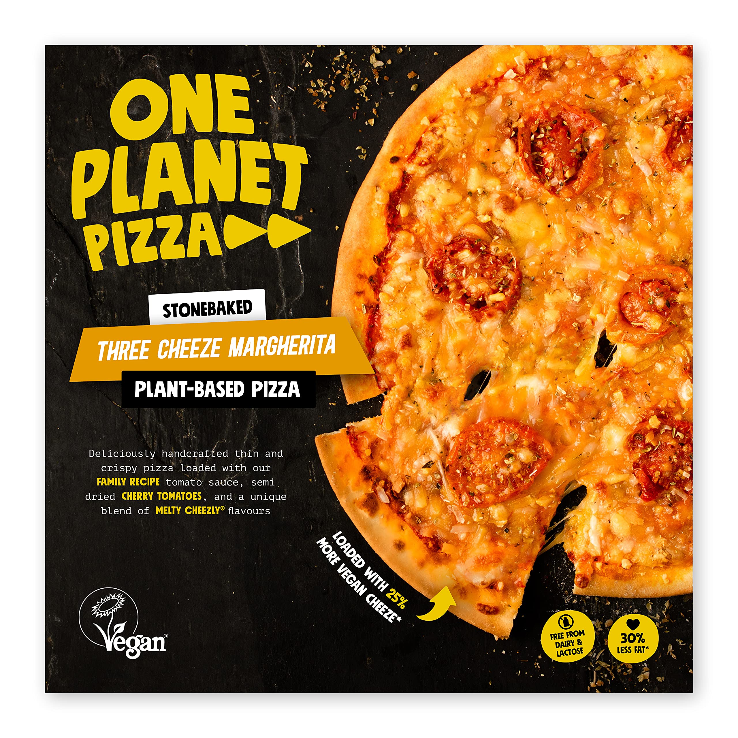 Buy One Pizza Three Cheeze Margherita Vegan Frozen Pizza 320g