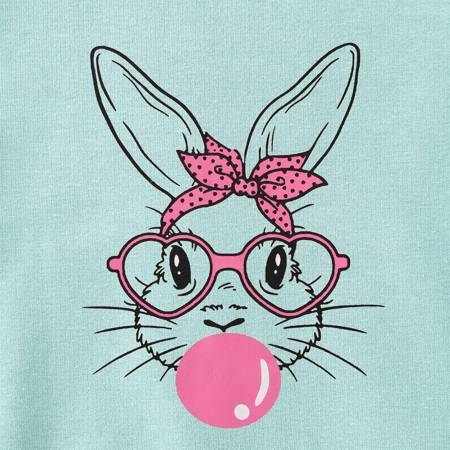 CM C&M WODRO Toddler Baby Girl Easter Sweatshirt Cute Bunny Printed Pullover Long Sleeve Lightweigtht Shirt Top