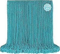 Vista 44 de YAXINRUI 30 piezas cuentas de Mardi Gras, collares de cuentas para fiesta de Mardi Gras, Navidad, San Patricio, regalos de fiesta, accesorios de 10