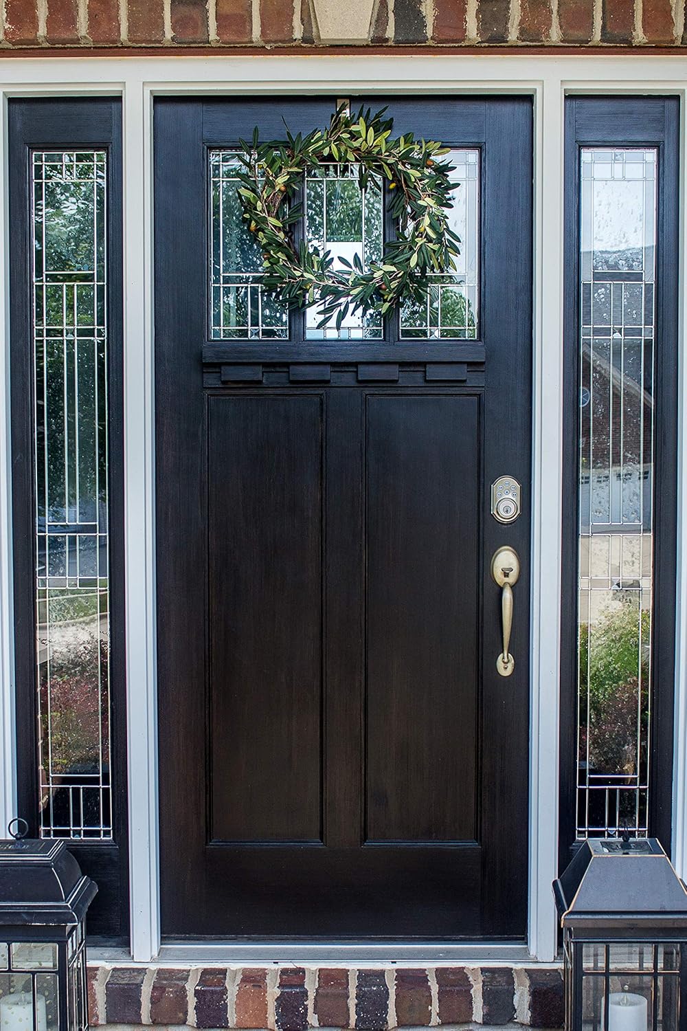 Nearly Natural 20in. Artificial Olive Wreath