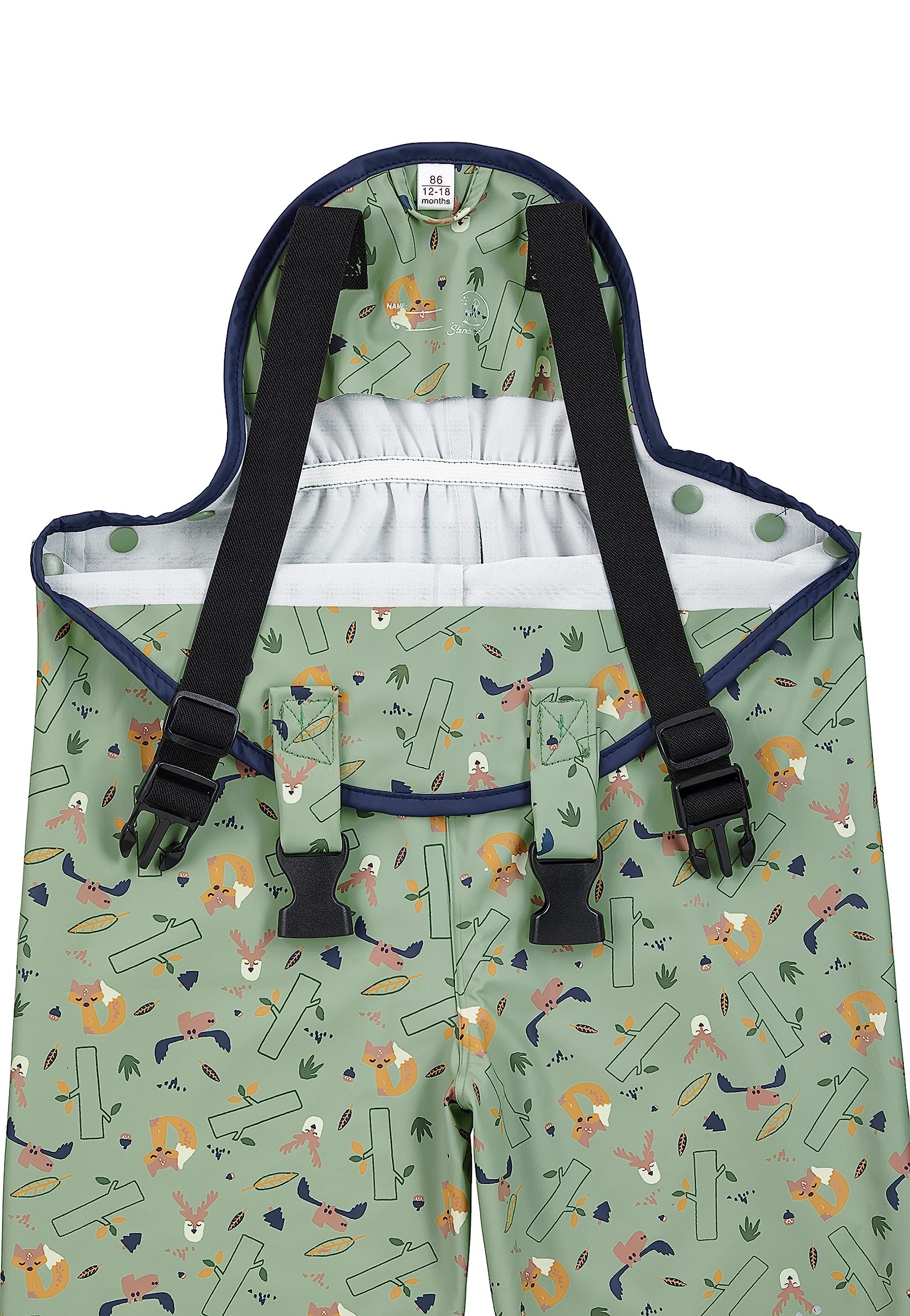 Sterntaler Pantalones Impermeables con Diseño de Animales del Bosque - Pantalones Impermeables con diseño de Animales del Bosque Niños