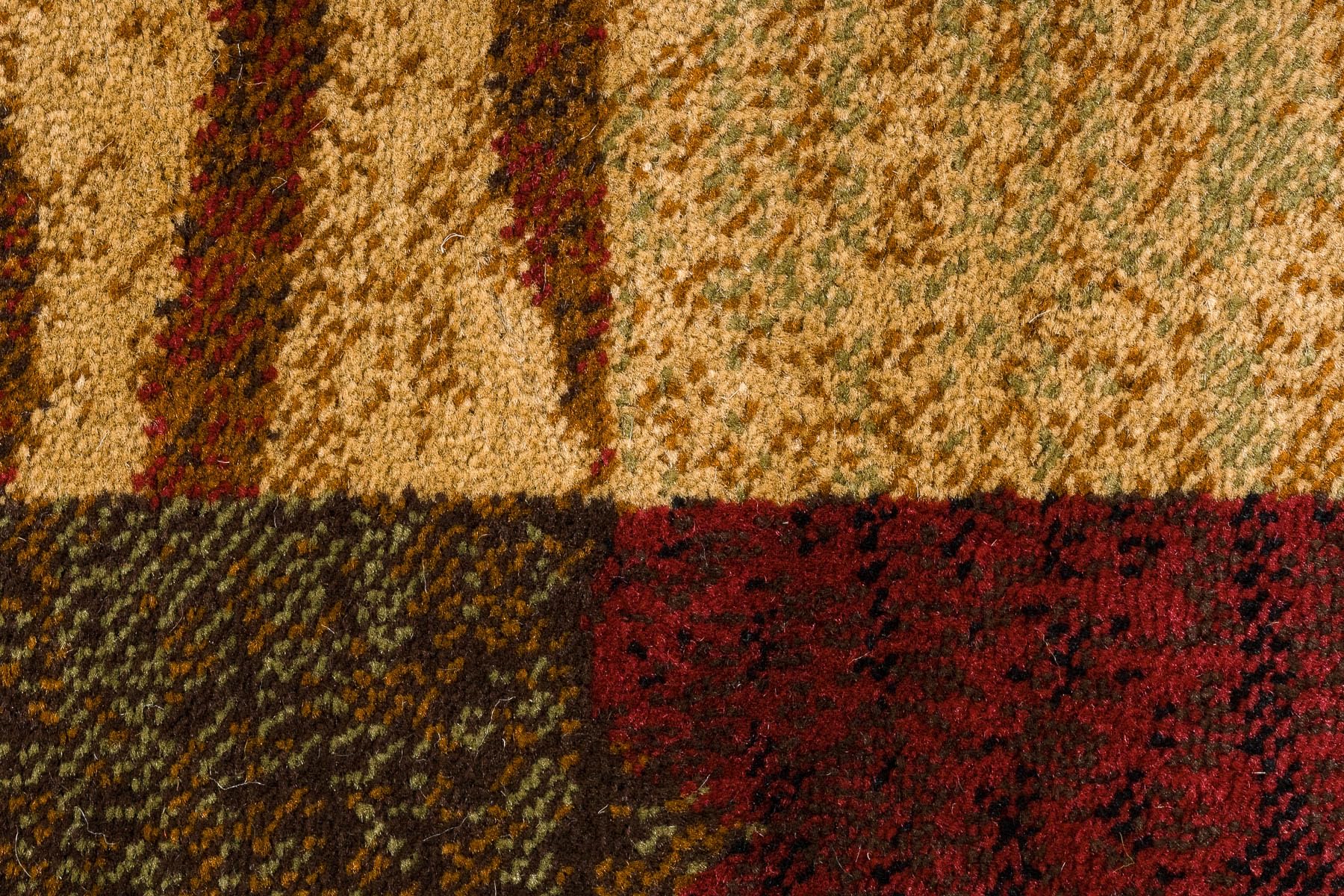 rugsx Tapis Classique Royal - Tapis Doux pour Salon, Chambre et Couloir, Beige/Vert 100x200 cm