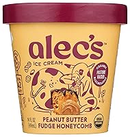 Vista 1 de Alec's Helado orgánico de nido de abeja de mantequilla de maní