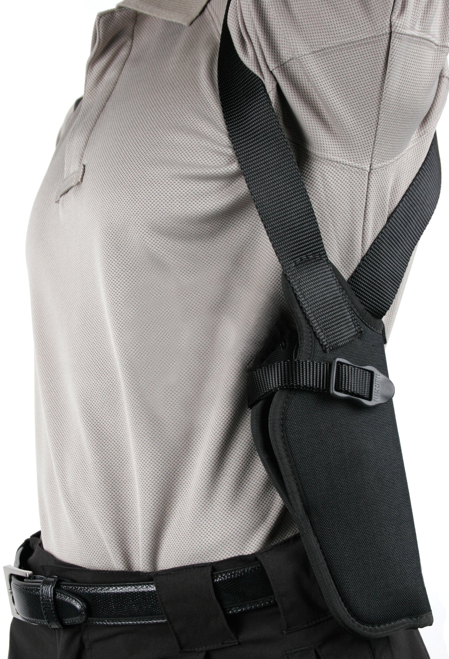 Amazon.co.jp: BLACKHAWK ブラック縦型ショルダーホルスター、サイズ15