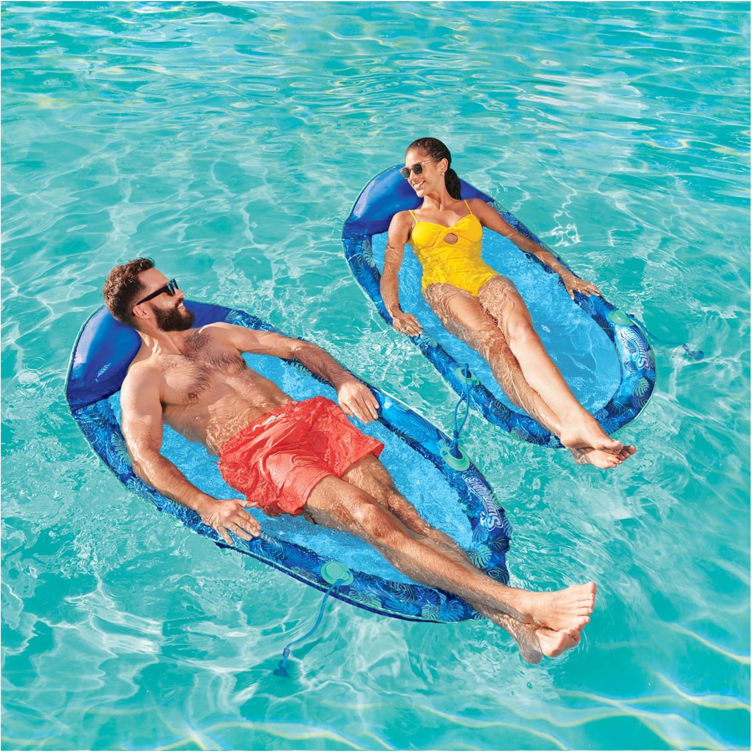 Swimways Elite Spring Float Hammock Pool Lounger, Liberia Ubuy