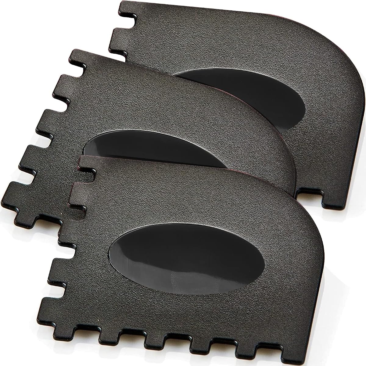 3 Set Plastic Grill Pan Scraper Tool for Griddle Cleaner, Cast Iron Accessories, Kitchen Cleaning Tool Kit