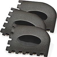 Vista 8 de Azureblue Raspador de sartenes Raspador de platos Raspador de alimentos Herramienta de raspado de plástico Raspador de ollas Raspador de cocina