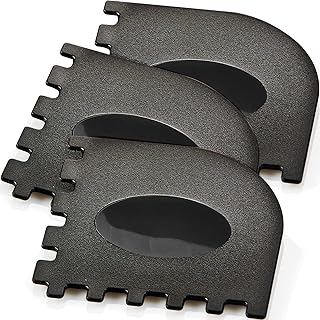 3 Set Plastic Grill Pan Scraper Tool for Griddle Cleaner, Cast Iron Accessories, Kitchen Cleaning Tool Kit