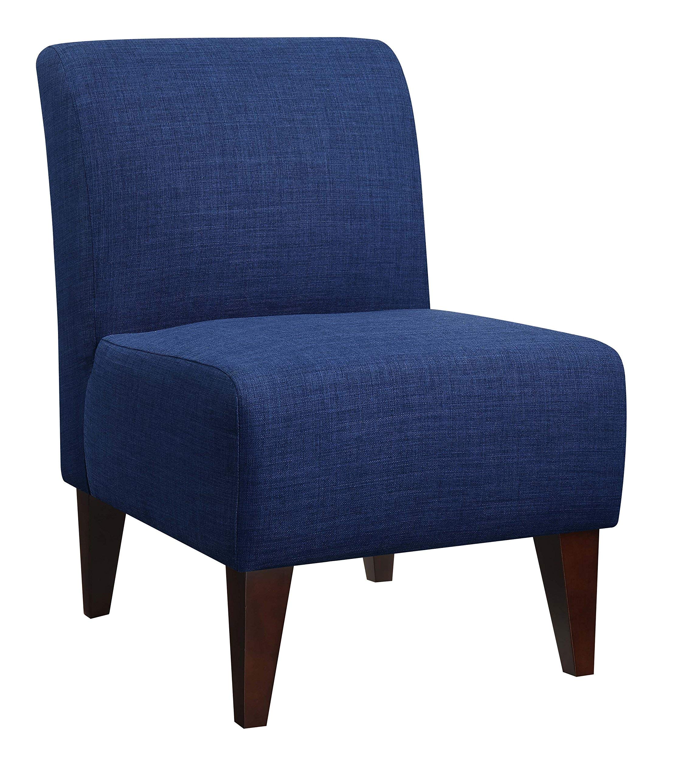 Lauren Accent Slipper Chair, Blue Pattern
