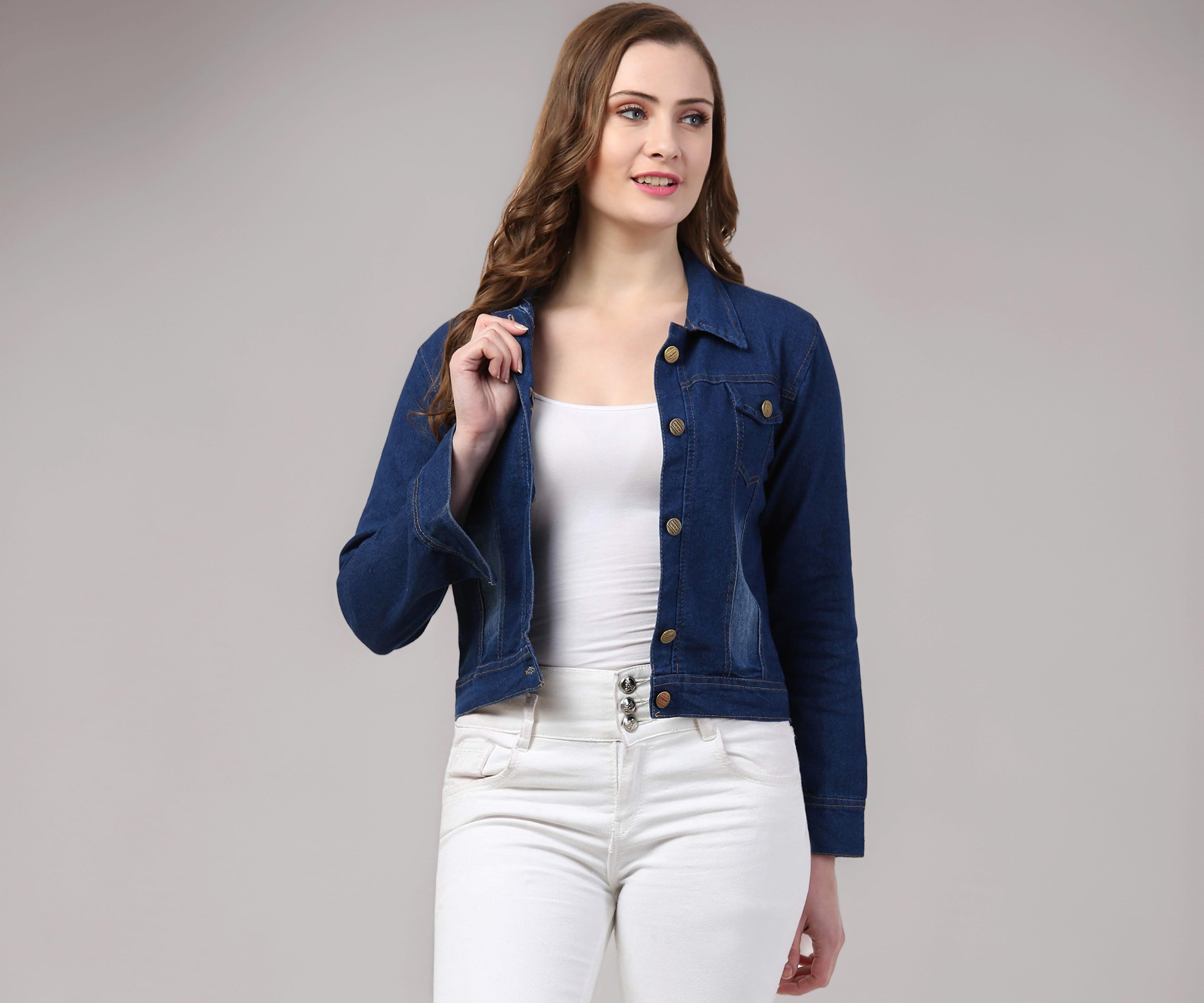 Men's Denim Blend Standard Length Jacket