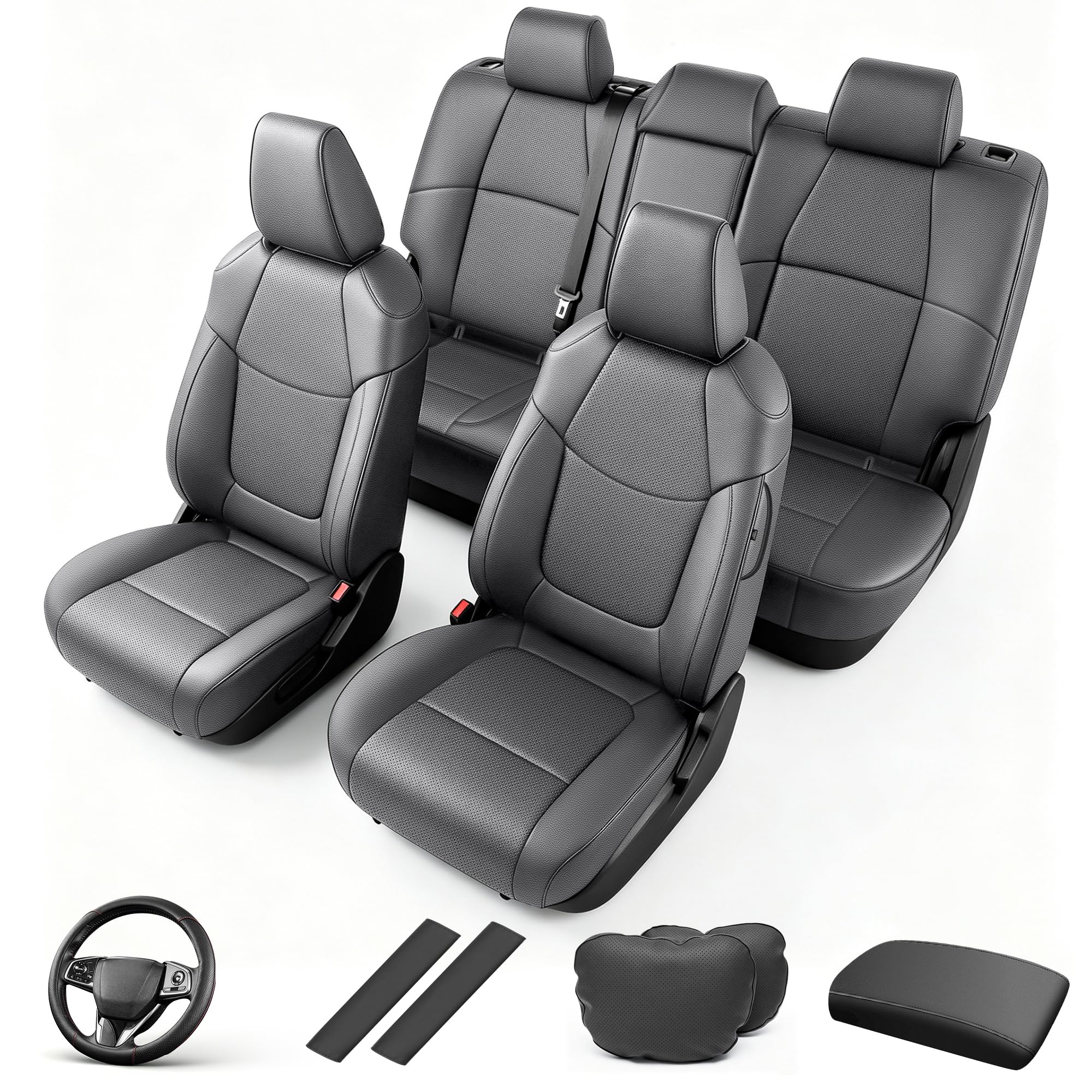AOMSAZTO Custom Fit Seat Covers for Toyota Corolla Cross 2022-2026 Petrol