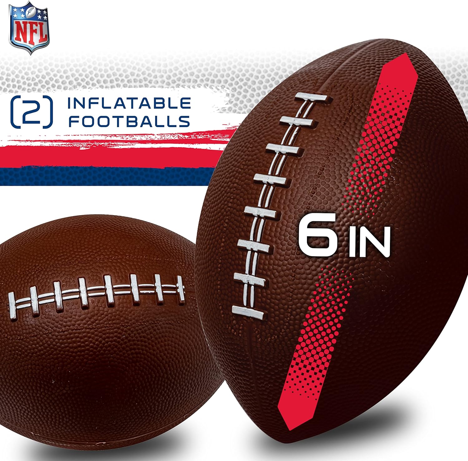 Franklin Sports NFL Inflatable Target Toss Game - Kids Mini Football Throwing Game Set - Portable Indoor + Outdoor Toy Football Target + Mini Footballs - 51" : Sports & Outdoors