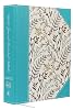NKJV, Journal the Word Bible, Large Print, Cloth over Board, Blue Floral, Red Letter: Reflect, Journal, or Create Art Next to Your Favorite Verses Hardcover Large Print, November 15, 2016
