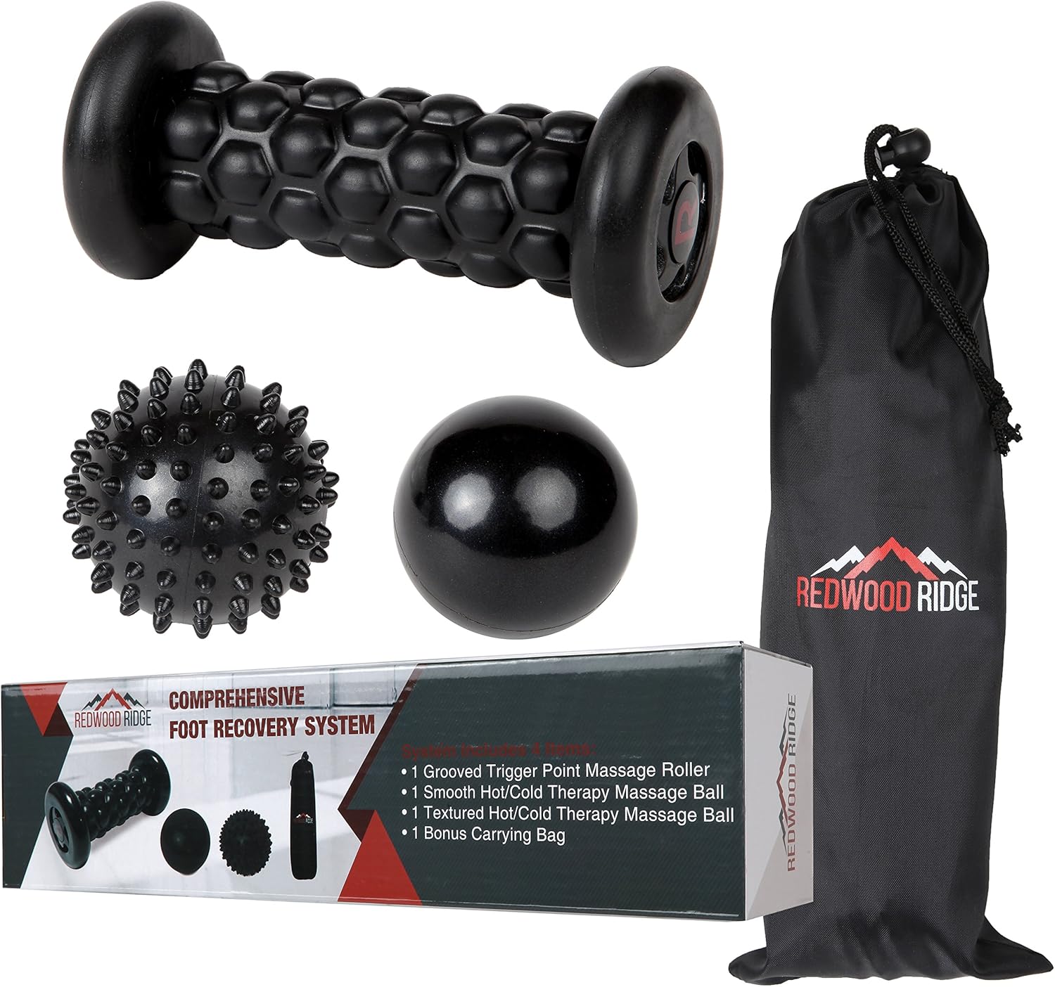 Plantar Fasciitis Foot Recovery Set Pain Relief, Deep Tissue Foot Massager, Gel