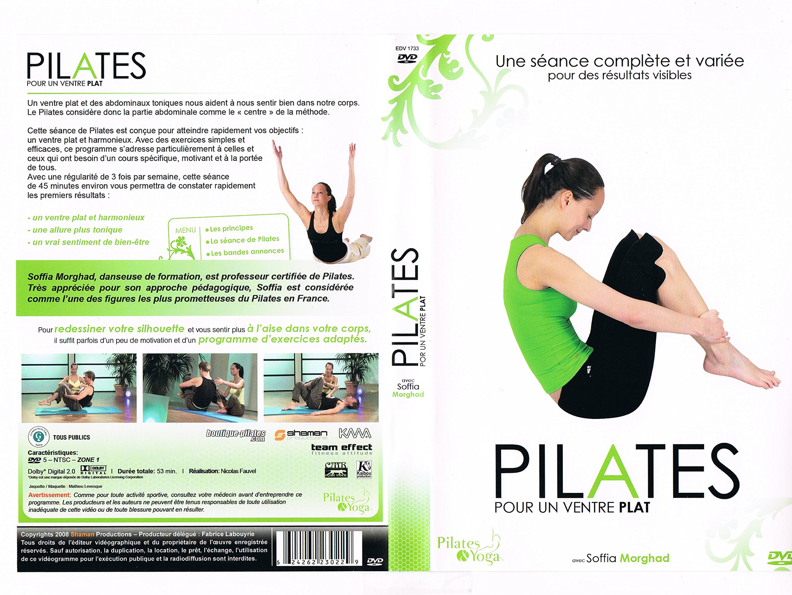 Pilates Pour Un Ventre Plat avec Soffia Morghad [DVD]