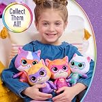 Disney Junior SuperKitties Small 6.5-inch Plush Bitsy Stuffed Animal, Su-Purr Wild Outfit, Kitten, Toy for Fans, Girls, Kids, Ages 2 and Up by Just Play