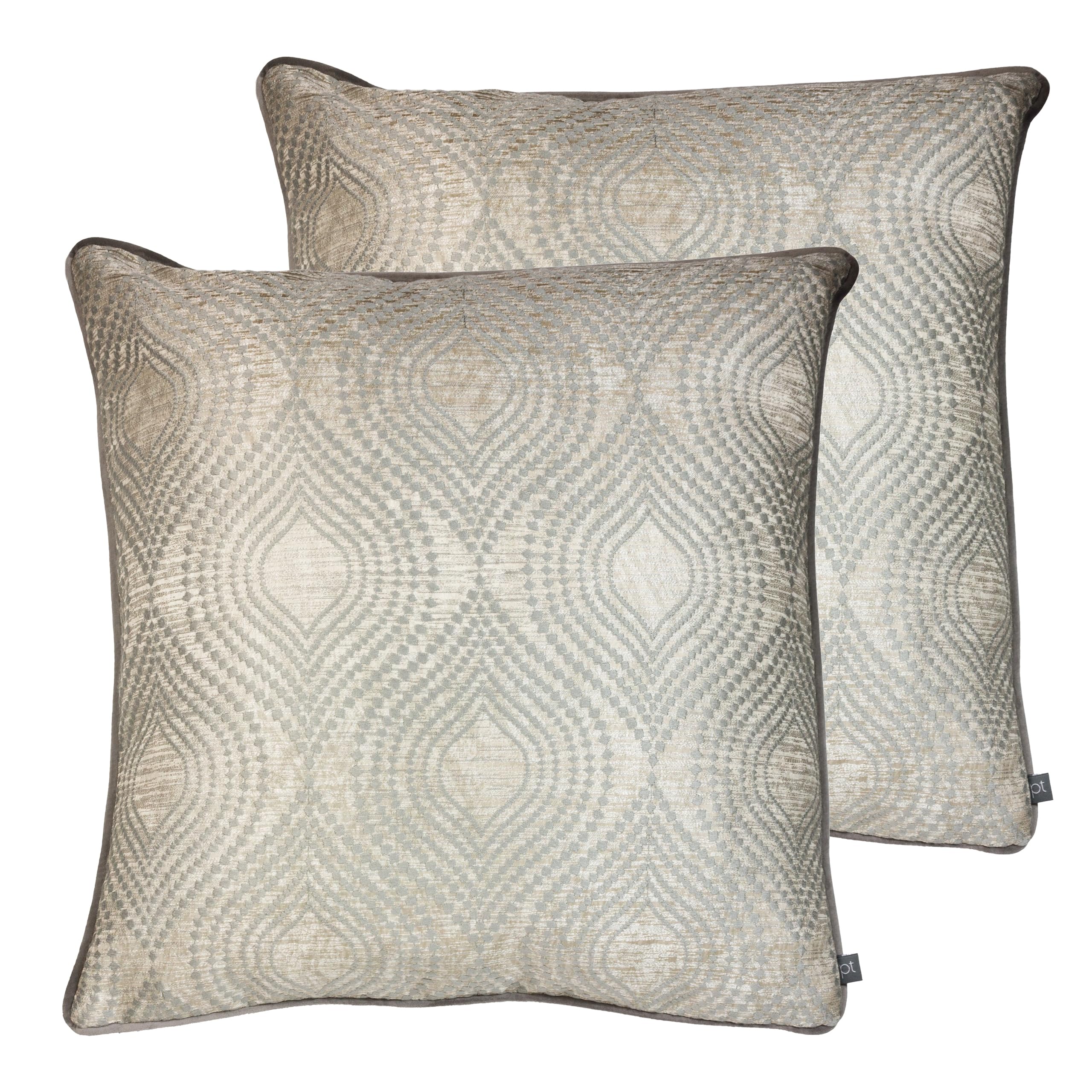 Prestigious Textiles Radiance Feather Filled Cushions Twin Pack,55 x 55cm