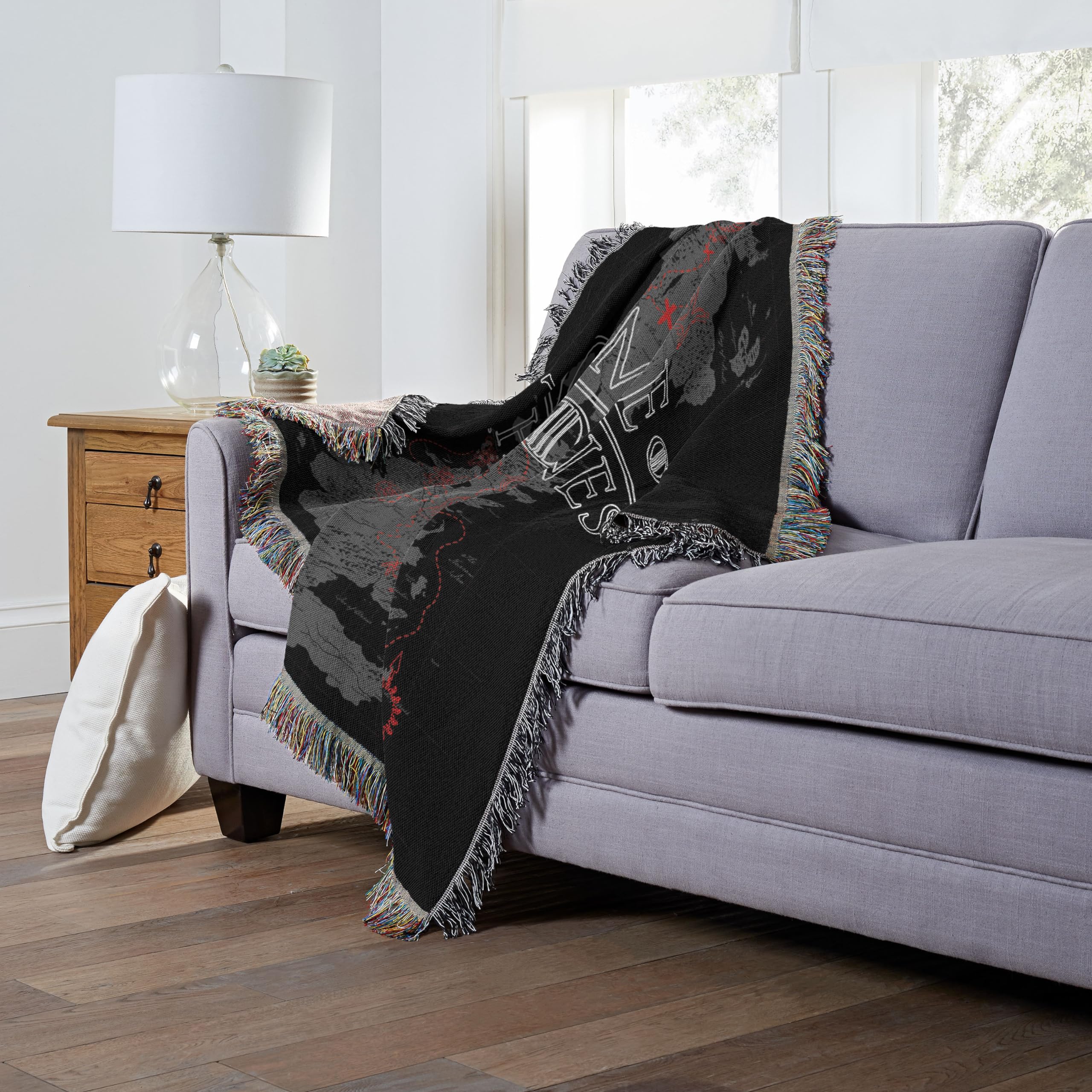 Northwest Game Of Thrones Überwurfdecke – 122x152 Cm, Gewebt, Aus Polyester, Mit Fransen