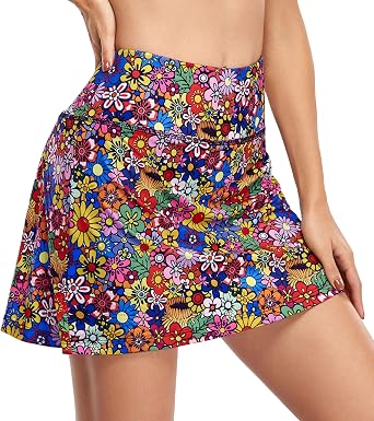 Fulbelle Tennis Skirts for Women with Pockets High Waisted Athletic Golf Skorts Skirts