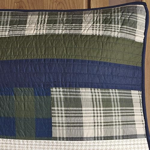 Miniatura 38 de Woolrich - Juego de edredón de invierno Sunset Red,Rojo Huntington,Mill Creek Verde,Winter Hills Bronceado,Olsen Bronceado,Spruce Hill Verde,Winter