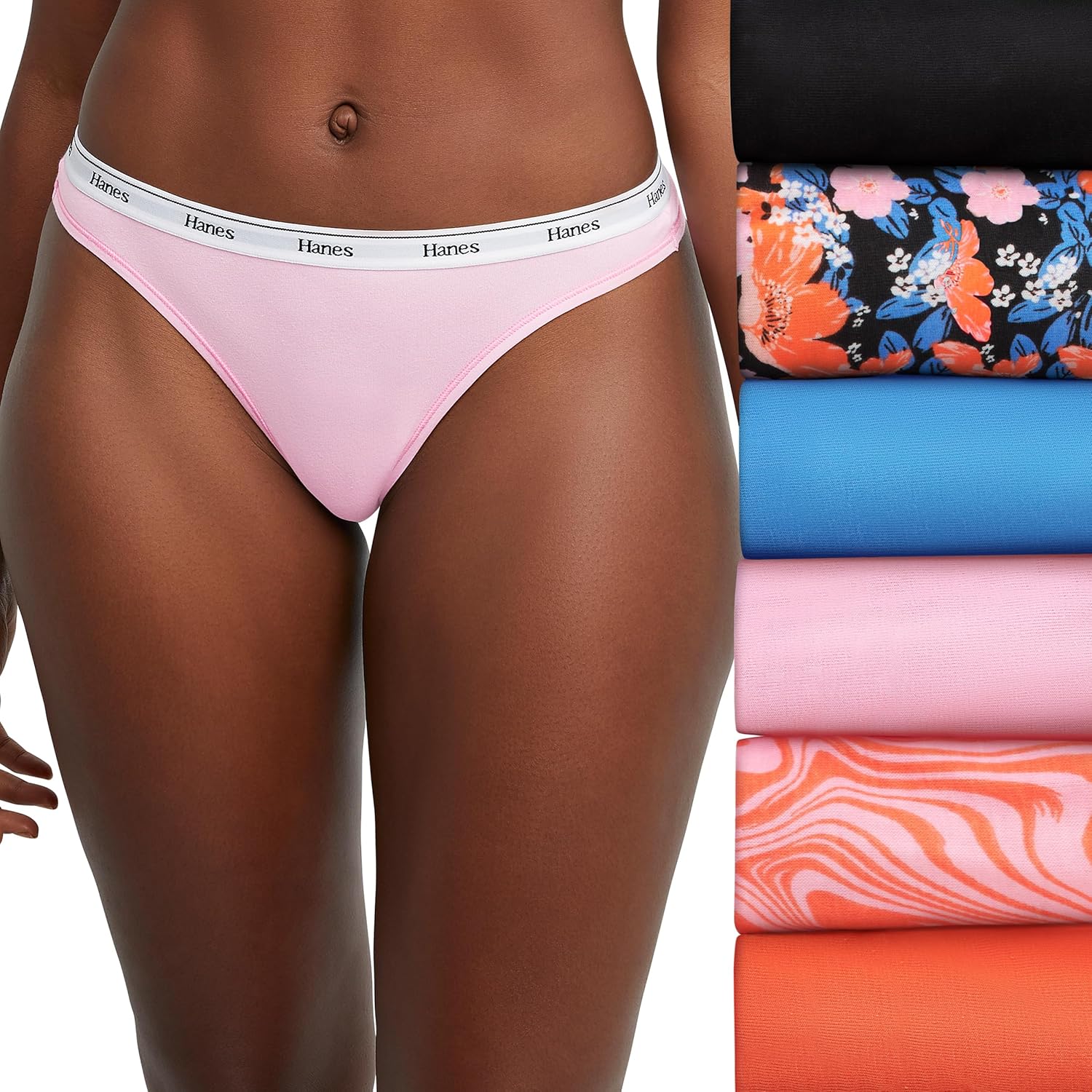 Hanes Women's Originals Panties Pack, Breathable Cotton