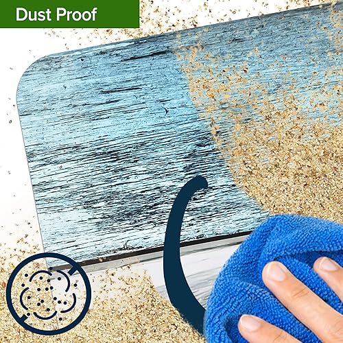 Miniatura 427 de My Sign Center - Letrero personalizado, 11 colores de fuente, 13 estilos de fuente, 4 opciones de agujero, 22 tamaños, 8 x 32 pulgadas, sin óxido,